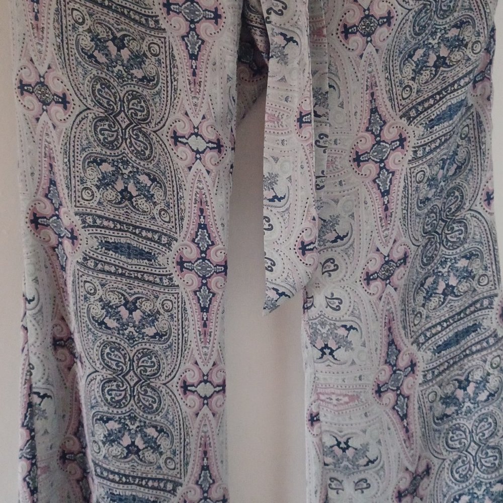 Paisley print Satin pants
